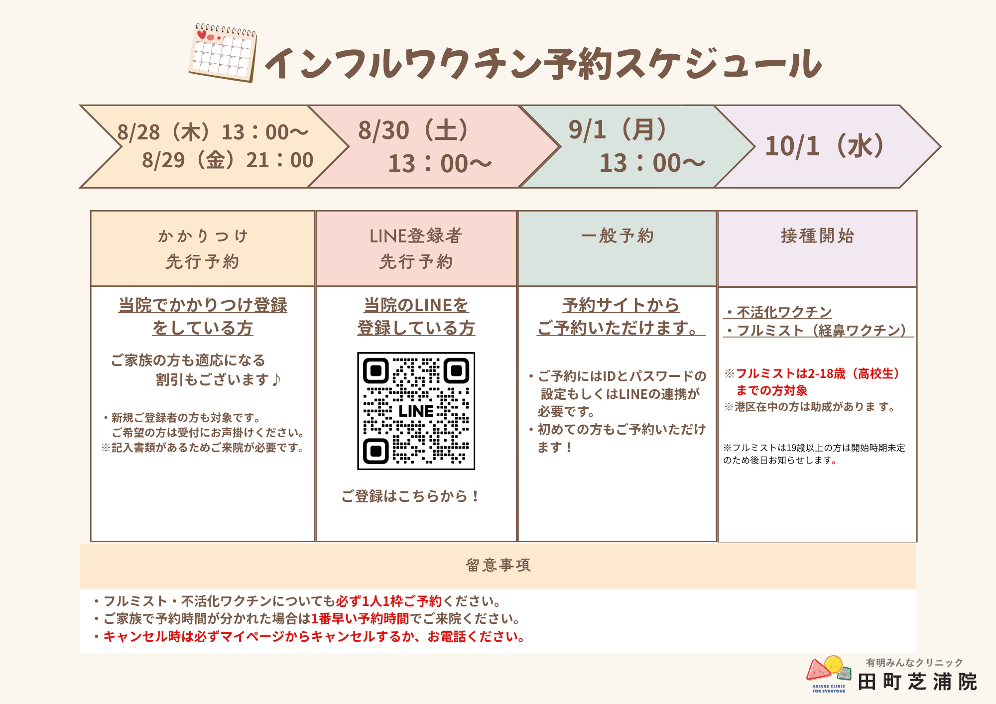 令和7年度インフルエンザワクチンについて - 港区田町芝浦、三田の耳鼻